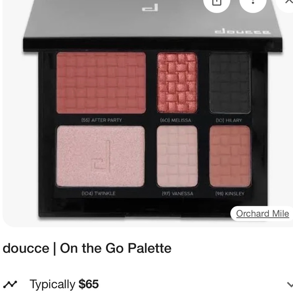 LOT OF 3-Doucce-On the Go Palette(FACTORY SEALED)